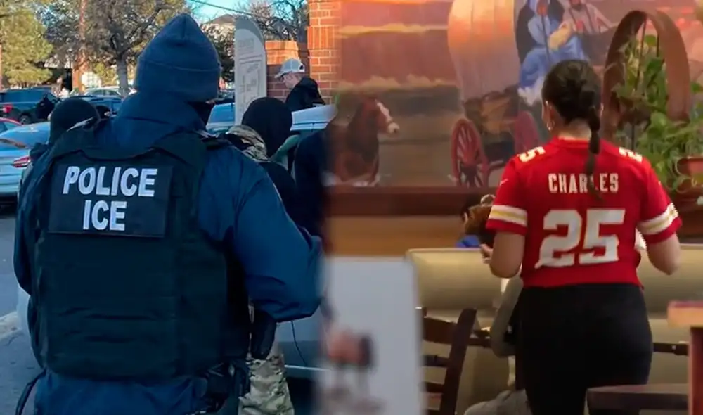 Uno de los puntos más polémicos del caso es la ausencia de una orden judicial del ICE para el ingreso al establecimiento y detener a los inmigrantes. Foto: composición LR/ Telemundo