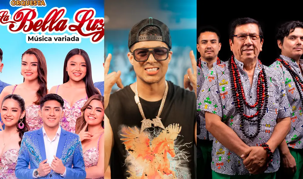 La Bella Luz, Ken-Y y Los Mirlos celebran el Día del Amor y la Amistad en Lima. Fotos: difusión La Bella Luz, Ken-Y y Los Mirlos celebran el Día del Amor y la Amistad en Lima. Fotos: difusión