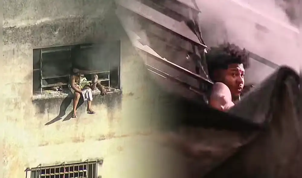 Según información de Infobae, el incendio inició a las 7:30 a. m. en el barrio de Ramos. Foto: Composición LR/TV Globo/Re.