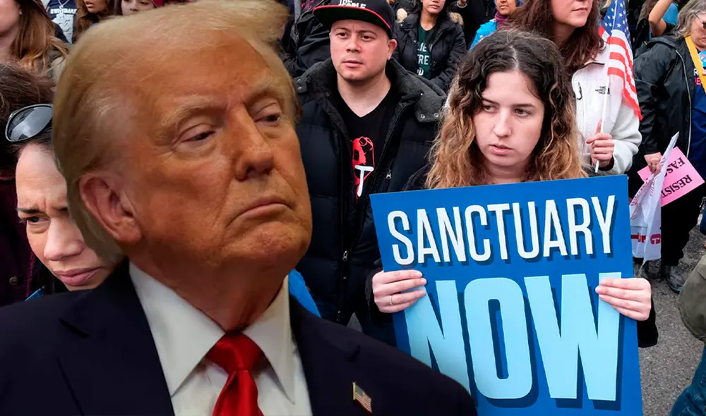 Los 'estados santuario' limitan la cooperación de las autoridades locales con ICE. Foto: Composición LR Los 'estados santuario' limitan la cooperación de las autoridades locales con ICE. Foto: Composición LR