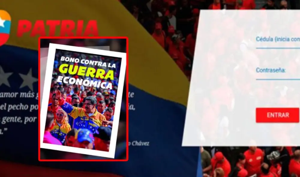 El pago del Bono de Guerra y Primer Bono Especial se entregan a través del Sistema Patria. Foto: composición LR/ Bono de Guerra