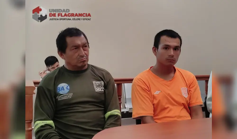 Delfin Carrión Alipio y Gonzalo Carrión Gonzáles, fueron sentenciados a 1 año y 8 meses de prisión convertida a servicios comunitarios. Delfin Carrión Alipio y Gonzalo Carrión Gonzáles, fueron sentenciados a 1 año y 8 meses de prisión convertida a servicios comunitarios.