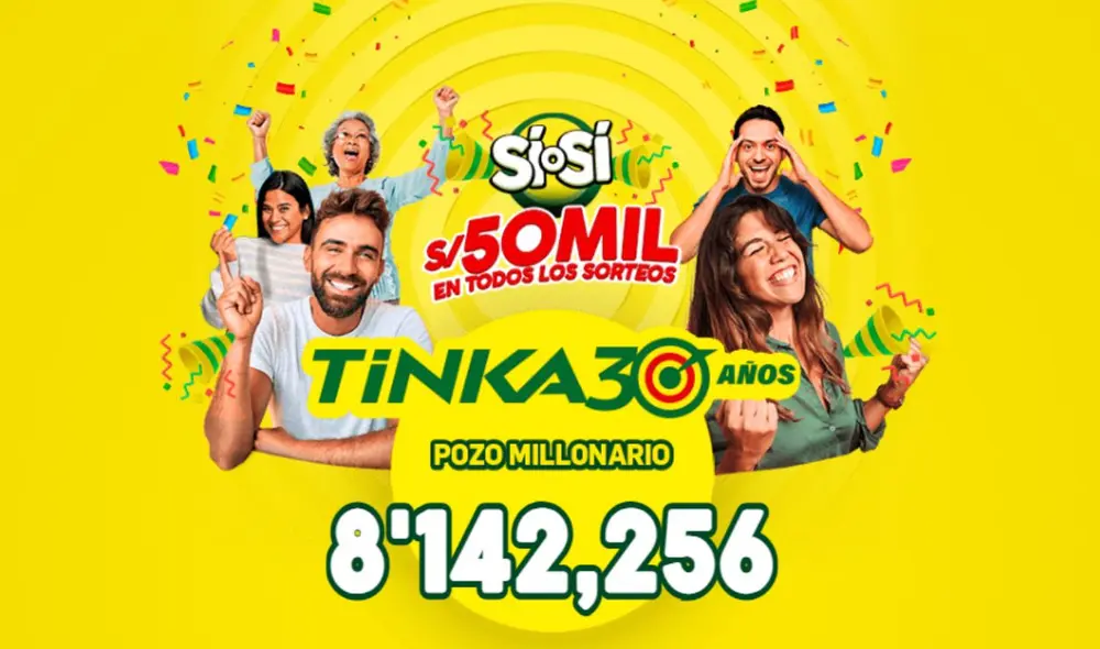 Nuevo sorteo de La Tinka con pozo acumulado de S/8.142.256 este miércoles 12 de febrero. Foto: Intralot Nuevo sorteo de La Tinka con pozo acumulado de S/8.142.256 este miércoles 12 de febrero. Foto: Intralot