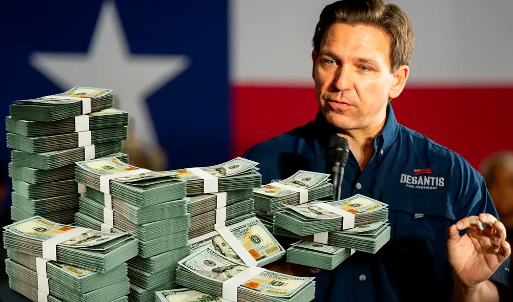 Ron DeSantis prevé un importante aumento salarial en Florida para miles de trabajadores en 2026. Foto: composición LR/AFP