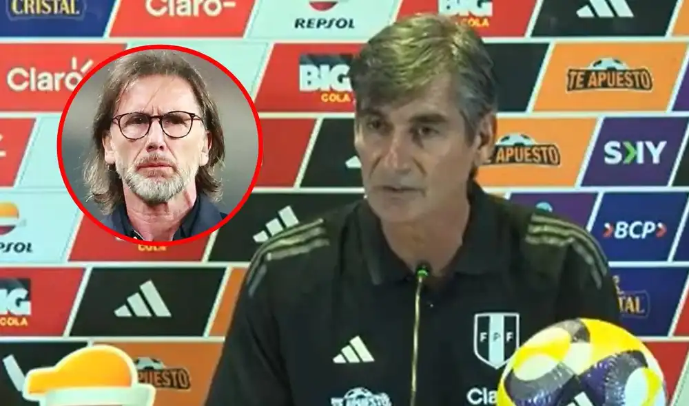 Óscar Ibáñez dirigirá a la selección peruana luego de haber sido preparador de arqueros del comando técnico de Ricardo Gareca. Foto: composición LR/captura/FPF Óscar Ibáñez dirigirá a la selección peruana luego de haber sido preparador de arqueros del comando técnico de Ricardo Gareca. Foto: composición LR/captura/FPF