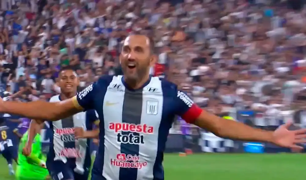 Barcos anota su segundo gol con Alianza Lima en esta Copa Libertadores 2025. Foto: captura de ESPN