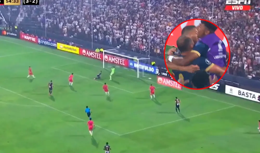 Kevin Quevedo marcó su segundo gol de la noche. Foto: captura de ESPN