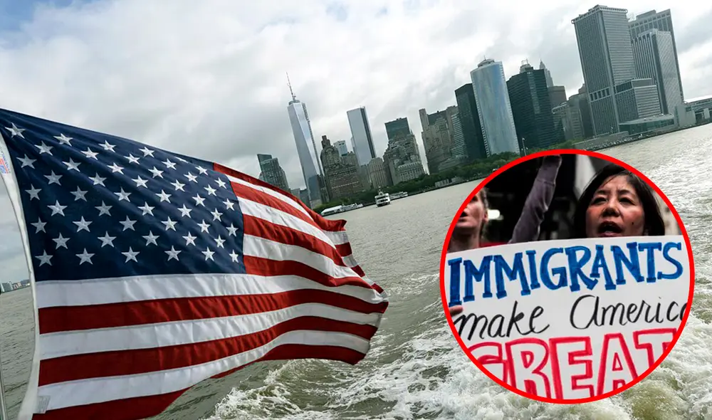 Donald Trump comenzó su segundo gobierno con una campaña agresiva de deportaciones masivas. Foto: composición LR/AFP