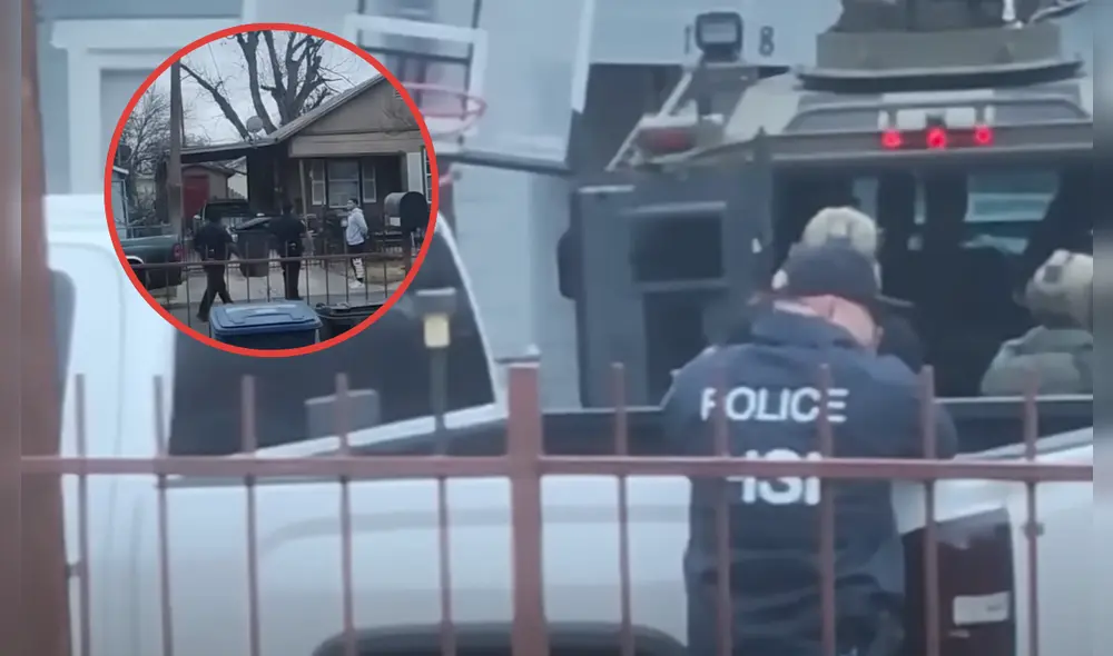 Denuncian polémico operativo de ICE para detener a un inmigrante: lanzaron gas lacrimógeno a su casa. Foto: Univision