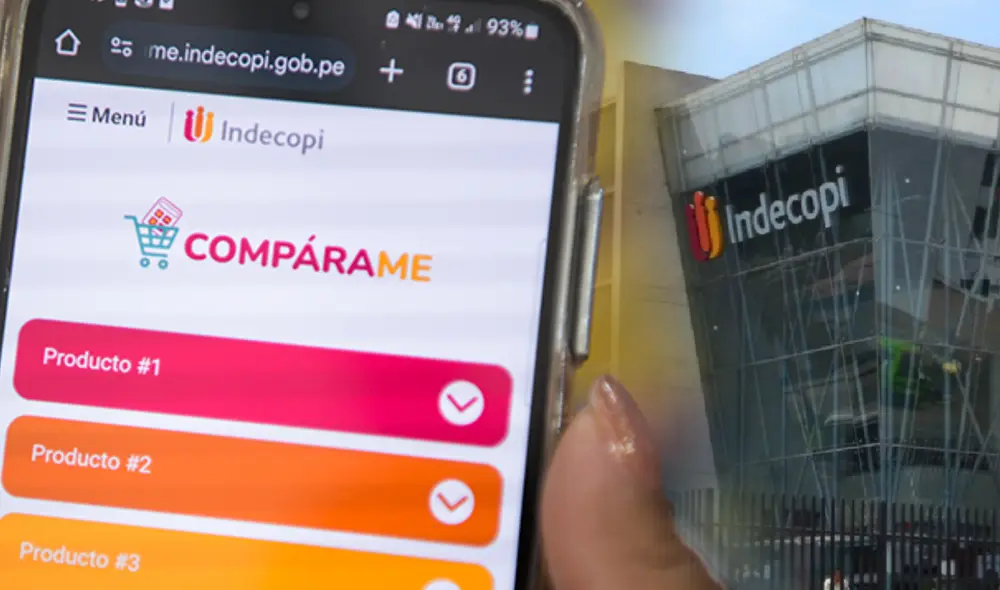 Indecopi ha lanzado, una plataforma digital que permite a los consumidores comparar precios. Foto: Composición LR/Difusión