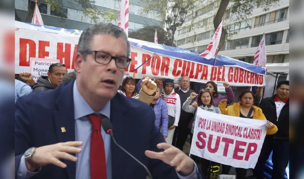 Ministro Morgan Quero debe cumplir su palabra, advierte el Sutep.. Ministro Morgan Quero debe cumplir su palabra, advierte el Sutep..