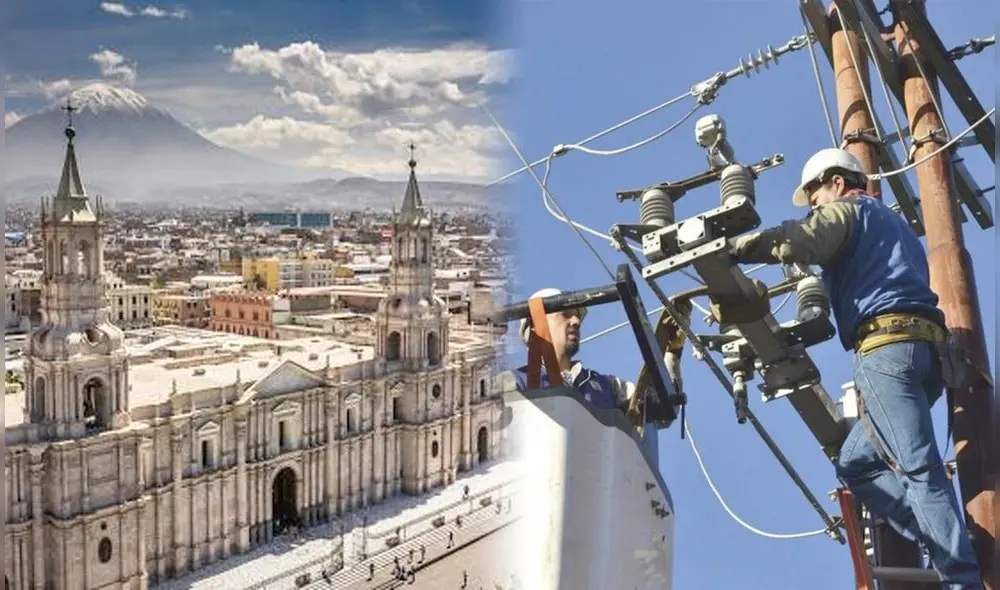 Cortes de luz en Arequipa se han programado por la SEAL. Foto: composición LR