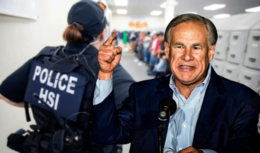 El gobernador de Texas no está de acuerdo que Dallas no siga con las indicaciones de las redadas de ICE. Foto: composición LR/AFP