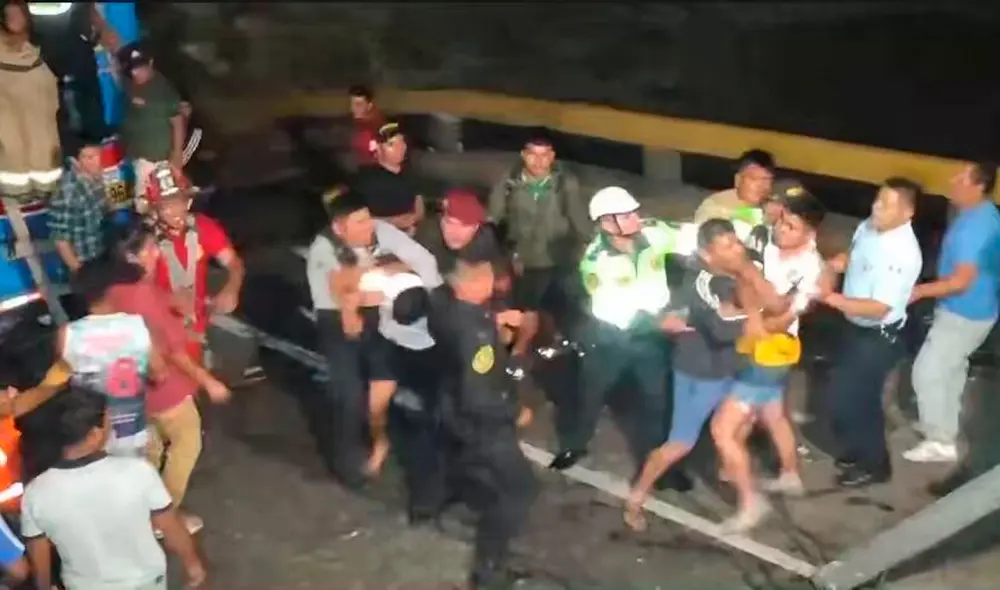 El trágico accidente dejó a 38 personas heridas y 2 fallecidas. Foto: difusión