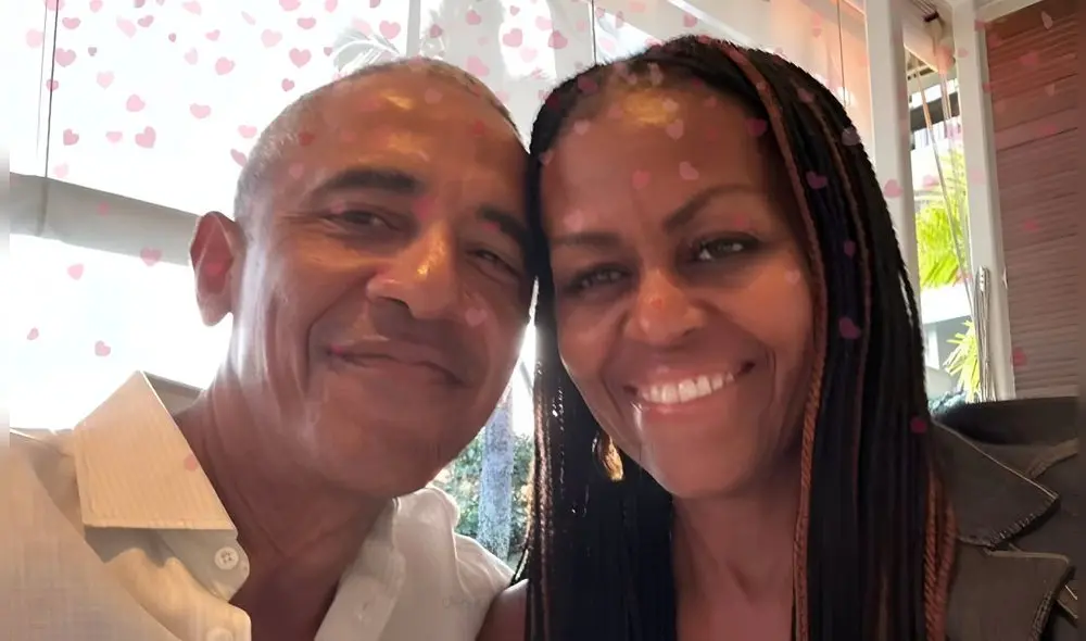 Los Obama aprovecharon San Valentín para demostrar su amor. Foto: composición LR/cuenta X Barack Obama/Freepik