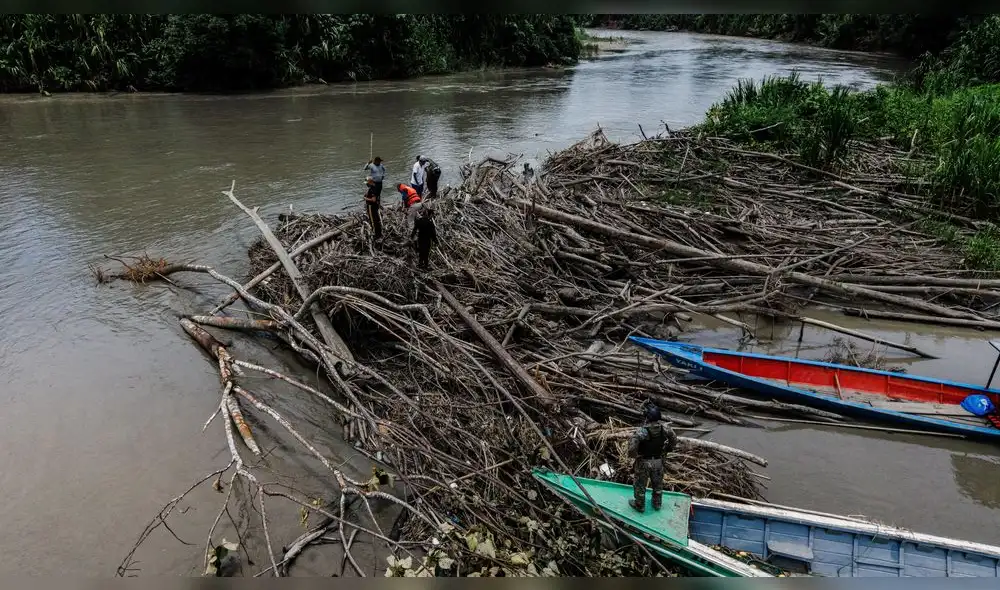 Los cuerpos fueron hallados en distintos sectores del río Inambari. Foto: Paolo Peña