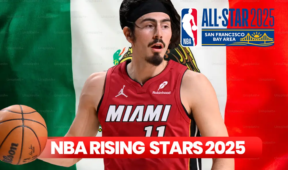 La NBA Rising Stars 2025 arrancará a las 8.00 p. m. (hora de CDMX) de hoy, viernes 14 de febrero. Foto: composición LR