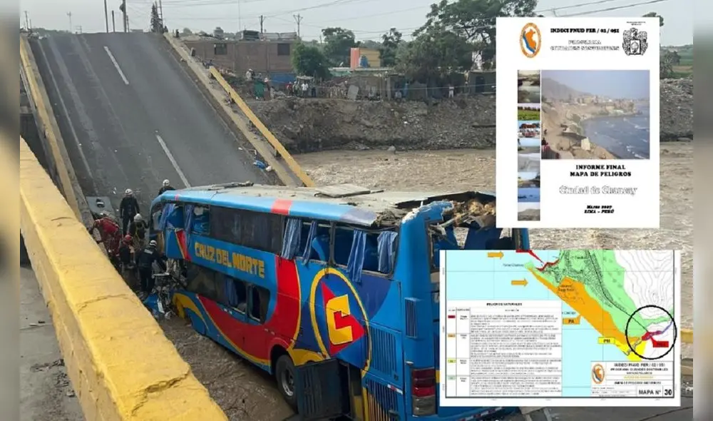 Indeci había advertido peligro en puente de Chancay. Indeci había advertido peligro en puente de Chancay.