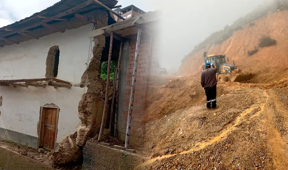 El alcalde de Pataz pide que se declare estado de emergencia en la zona tras las fuertes lluvias. Foto: Composición LR El alcalde de Pataz pide que se declare estado de emergencia en la zona tras las fuertes lluvias. Foto: Composición LR