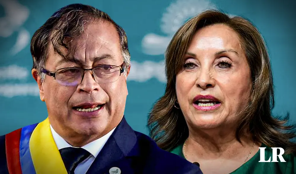 Gustavo Petro y Dina Boluarte pasaron por una serie de tensiones diplomáticas | Composición: Jazmín Ceras / Foto: LR. Gustavo Petro y Dina Boluarte pasaron por una serie de tensiones diplomáticas | Composición: Jazmín Ceras / Foto: LR.