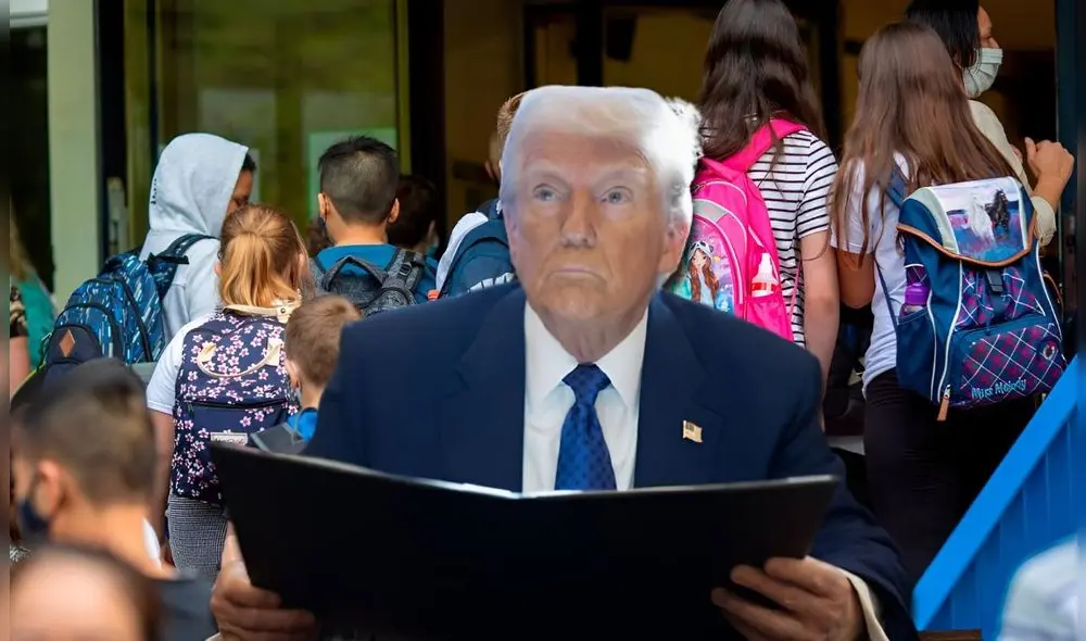 Ninguna escuela en Estados Unidos obligaría a que los alumnos estén vacunados contra la COVID-19. Foto: composición LR/CNN/AFP