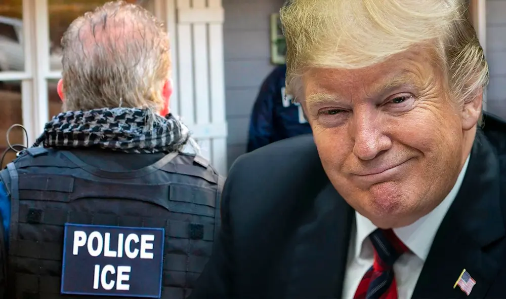El endurecimiento de las políticas migratorias de Donald Trump ha provocado un aumento histórico del 137 % en los arrestos de inmigrantes en EE. UU. Foto: Composición LR