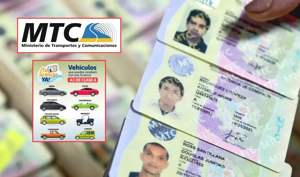 Las licencias de conducir es un documento regulado bajo el Miniterio de Transportes (MTC). Foto: Andina/MTC