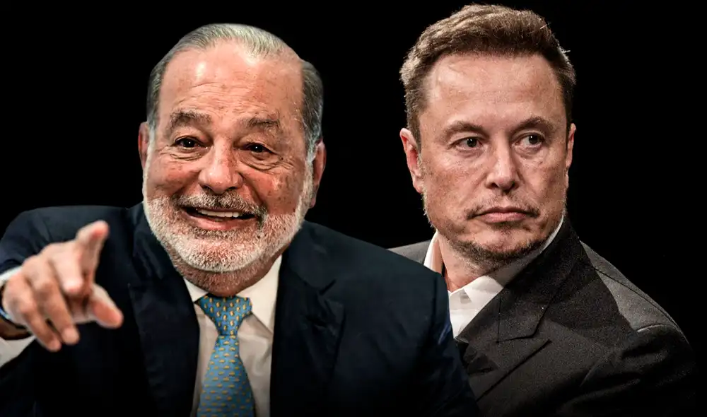 Carlos Slim se comprometió a escribir un mensaje reconociendo su error en caso Elon Musk cumpla su promesa. Foto: composición LR/difusión