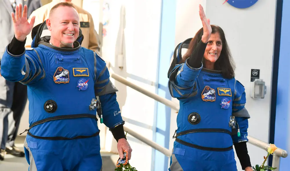 Butch Wilmore y Suni Williams regresarán a la Tierra dos semanas antes de lo previsto, informó la NASA. Foto: difusión