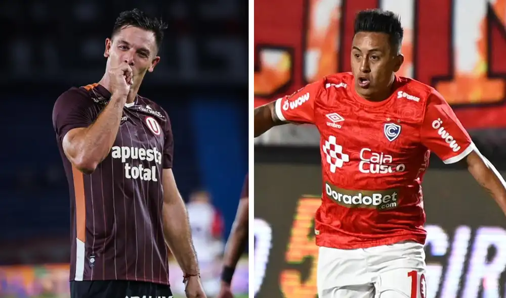 Diego Churín se perfila como titular, mientras que Christian Cueva sería suplente. Foto: composición de LR/Universitario/Cienciano