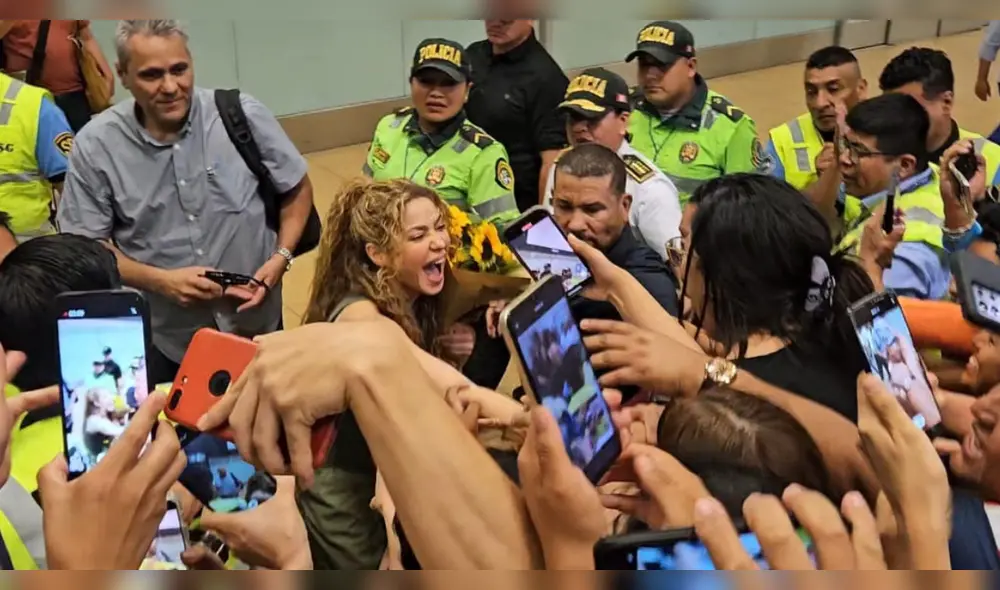 Shakira llegó a Lima para sus dos conciertos en el Estadio Nacional. Foto: Gonzalo Ramírez y Rosario Rojas / URPI-LR