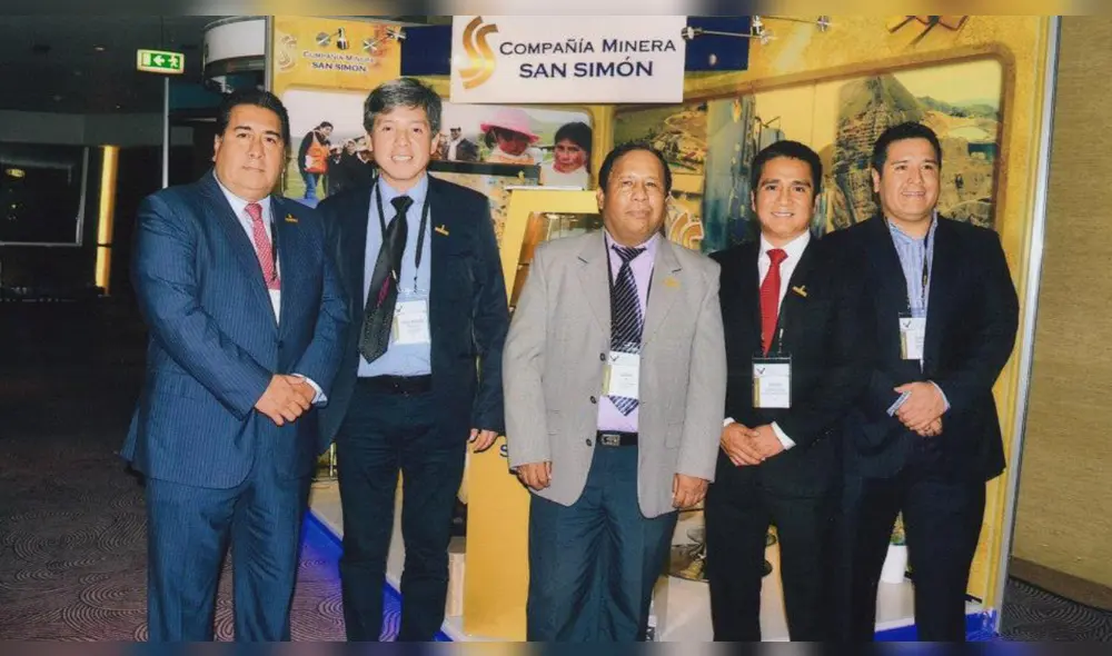 SAN SIMÓN. Fidel Sánchez Alayo, cuando se desempeñaba como director de esta minera. SAN SIMÓN. Fidel Sánchez Alayo, cuando se desempeñaba como director de esta minera.