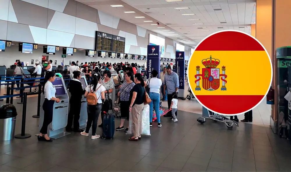 España es uno de los destinos a donde más peruanos migran. Foto: composición de Gerson Cardoso/La República
