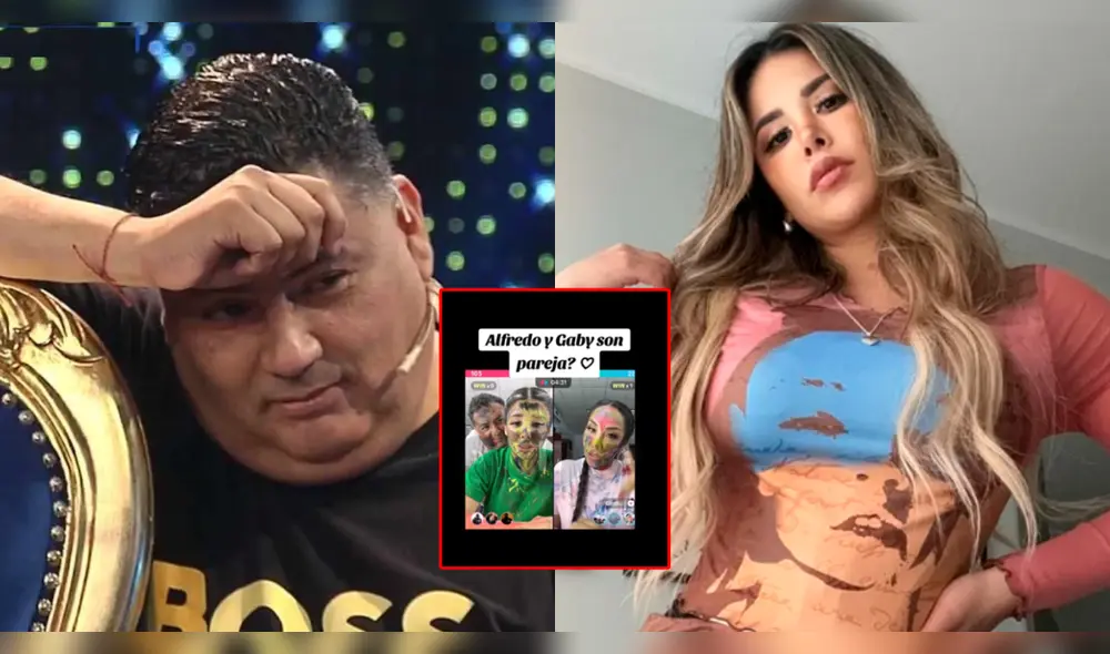 Gabriela Serpa y Alfredo Benavides protagonizaron un tenso momento en TikTok. Foto: Composición LR/TikTok