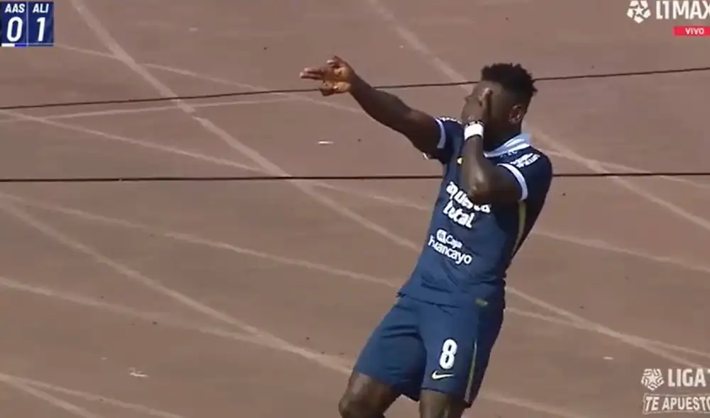 Es el segundo gol de Eryc Castillo con la camiseta de Alianza Lima. Foto: captura de L1 Max