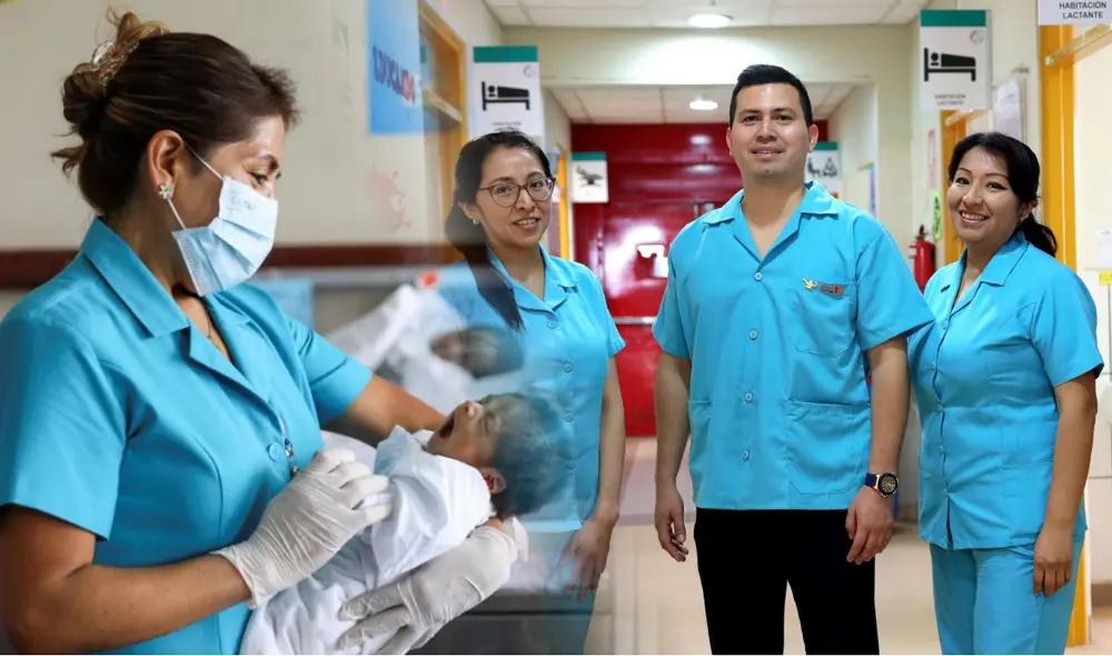 Esto es lo que ganan los enfermeros y enfermeras en el Perú, según el MTPE. Foto: composición LR/Andina
