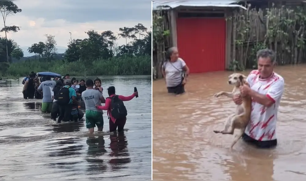 Intensas lluvias atacan la región y afectan a miles de personas. Foto: Difusión
