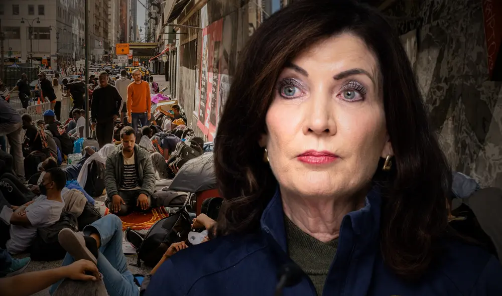 Kathy Hochul anuncia la expansión del Choose Healthy Life para brindar mayor acceso a servicios de salud para inmigrantes en Nueva York. Foto: composición LR/CNN/Tiempo Latino