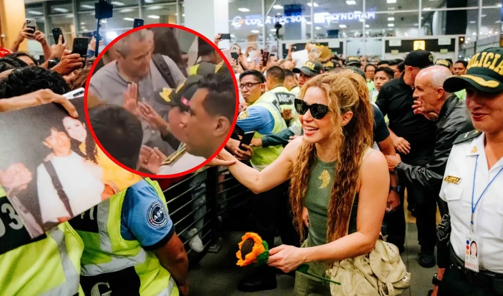 La llegada de Shakira a Perú fue en la madrugada de este 15 de febrero. Foto: difusión La llegada de Shakira a Perú fue en la madrugada de este 15 de febrero. Foto: difusión