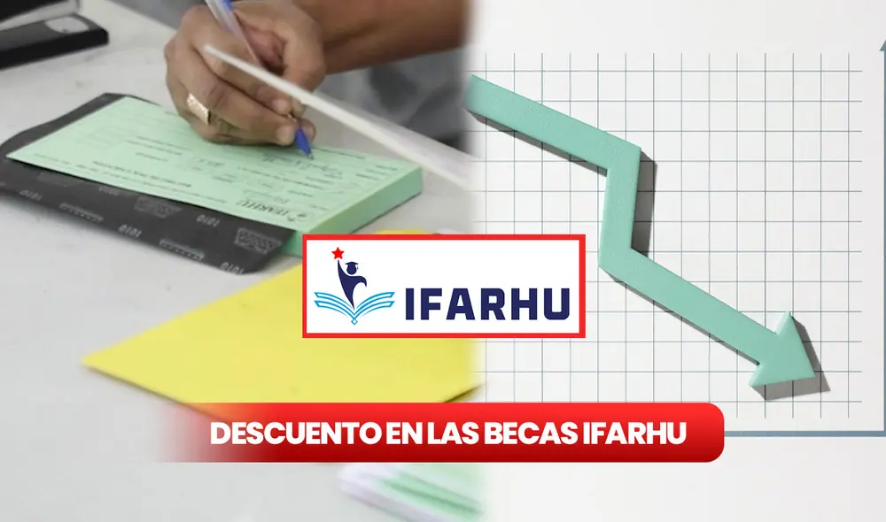 El descuento de las becas Ifarhu ya se viene aplicando desde hace años, según el director de la institución. Foto: composición LR / Ifarhu / Freepik