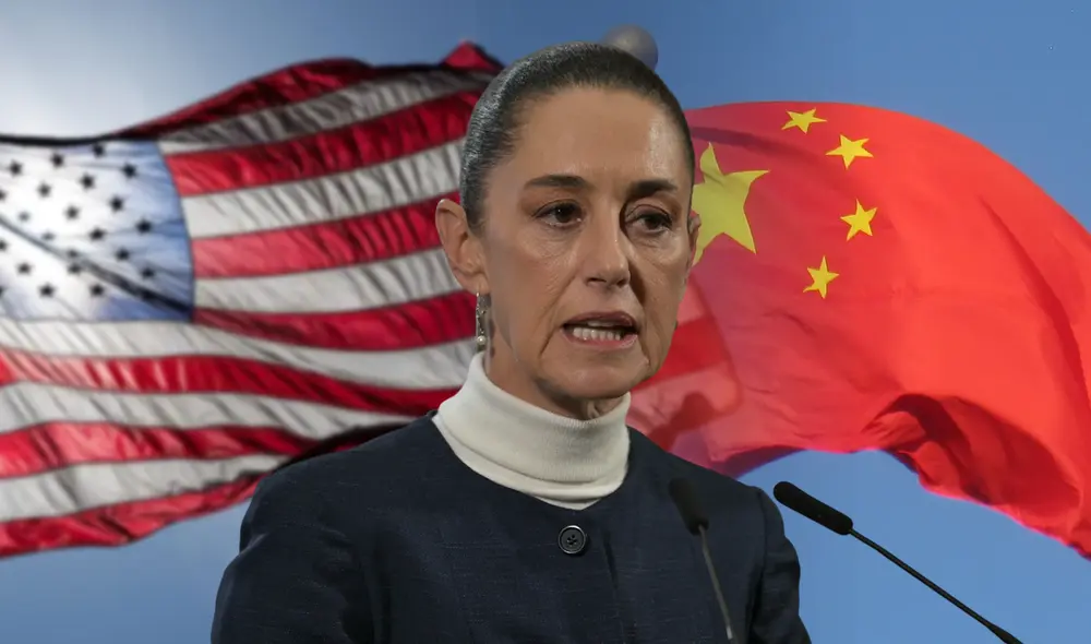 Claudia Sheinbaum comentó que México se sumará a la batalla tecnológica de Estados Unidos y México. Foto: composición LR/AFP