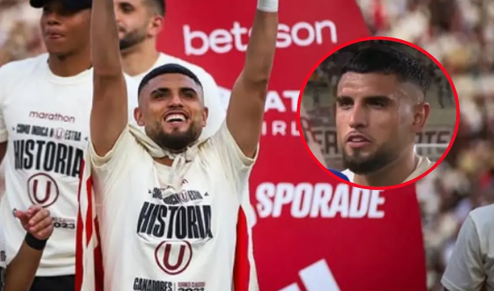 Rodrigo Ureña dio una asistencia en el triunfo 3-2 de Universitario ante Cienciano. Foto: composición LR/Rodrigo Ureña/Instagram/captura de GOLPERU