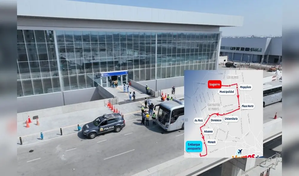 Nuevo servicio Aerodirecto Norte que impulsa el MTC.