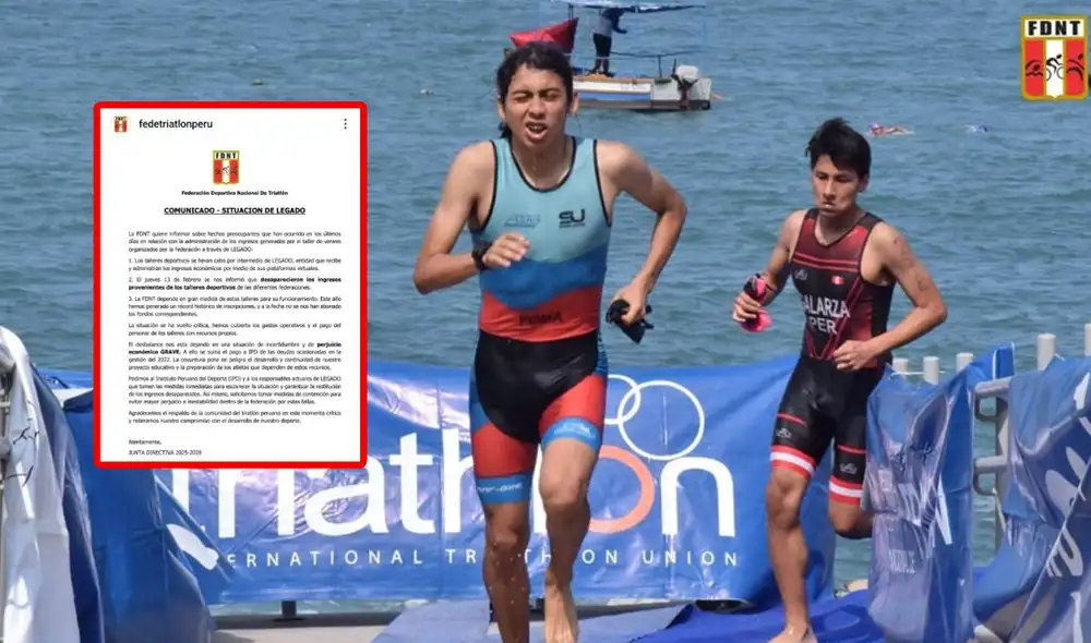 La Federación Deportiva Nacional de Triatlón envió un fuerte comunicado. Foto: FDNT