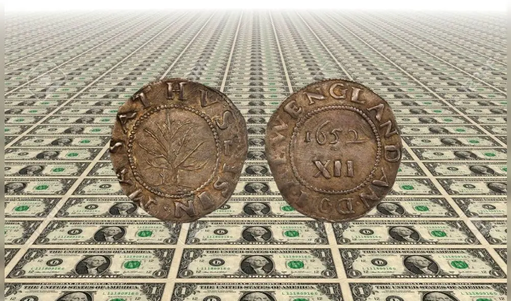 Esta moneda de 1652 fue vendida por 2,52 millones de dólares por su valor histórico en USA. Foto: Composición LR/123RF/CDN