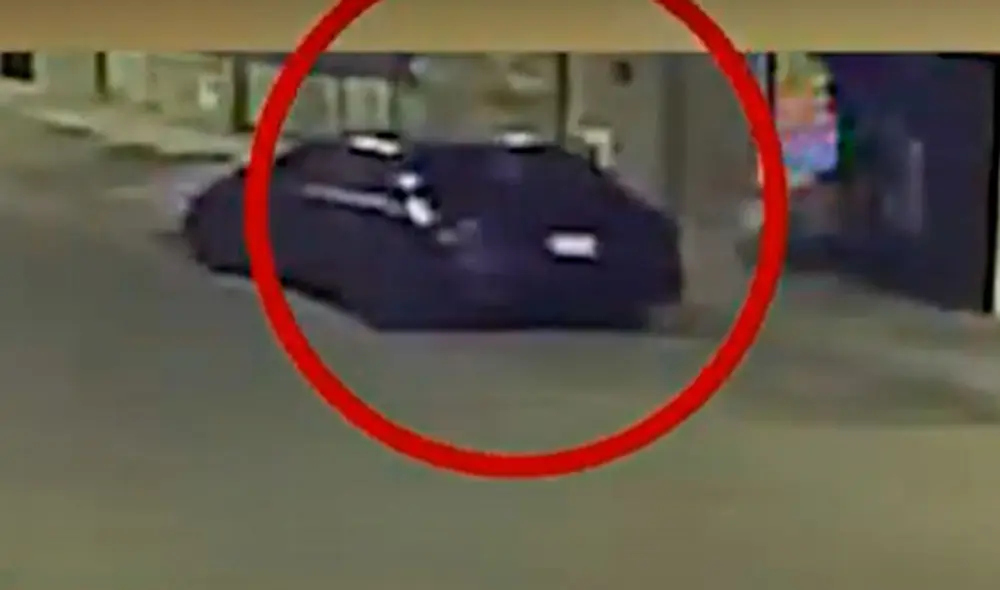 Robo fue captado en cámaras de la av. Universitaria en Carabayllo. Foto: Panamericana