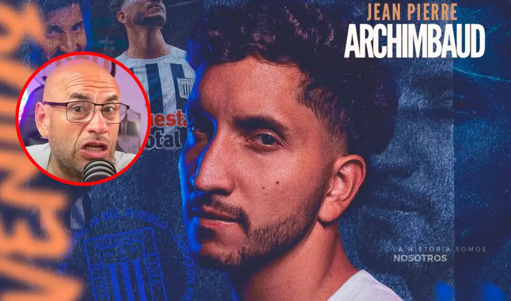 Jean Pierre Archimbaud no suma muchos minutos en el inicio de temporada de Alianza Lima. Foto: composición LR/Alianza Lima/X