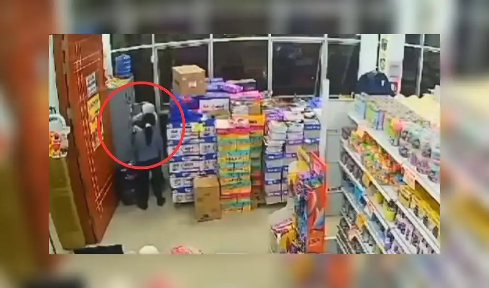 Las cámaras registraron el delito y ayudaron en la identificación. Foto: TvPerú/captura