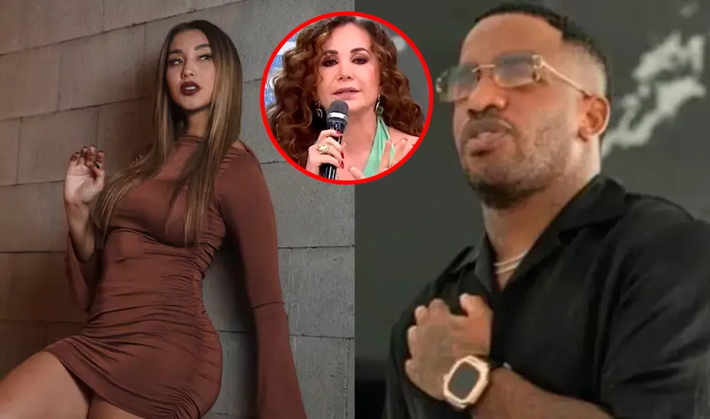 Janet Barboza se pronunció sobre los rumores de que Farfán y Xiomy estarían juntos. Foto: Composición LR/Instagram/América Tv.