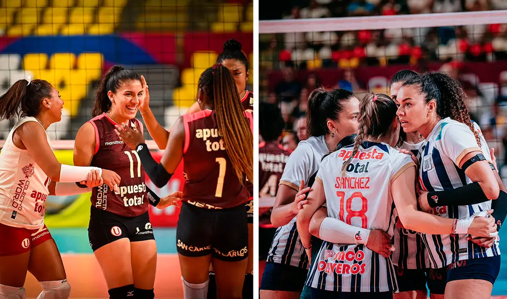Universitario y Alianza Lima son favoritos en el octagonal final. Foto: composición LR/Universitario Vóley/Alianza Lima Vóley/X